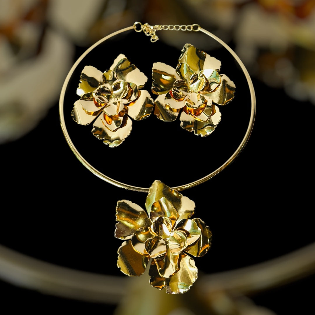 Floral Jewellery Set