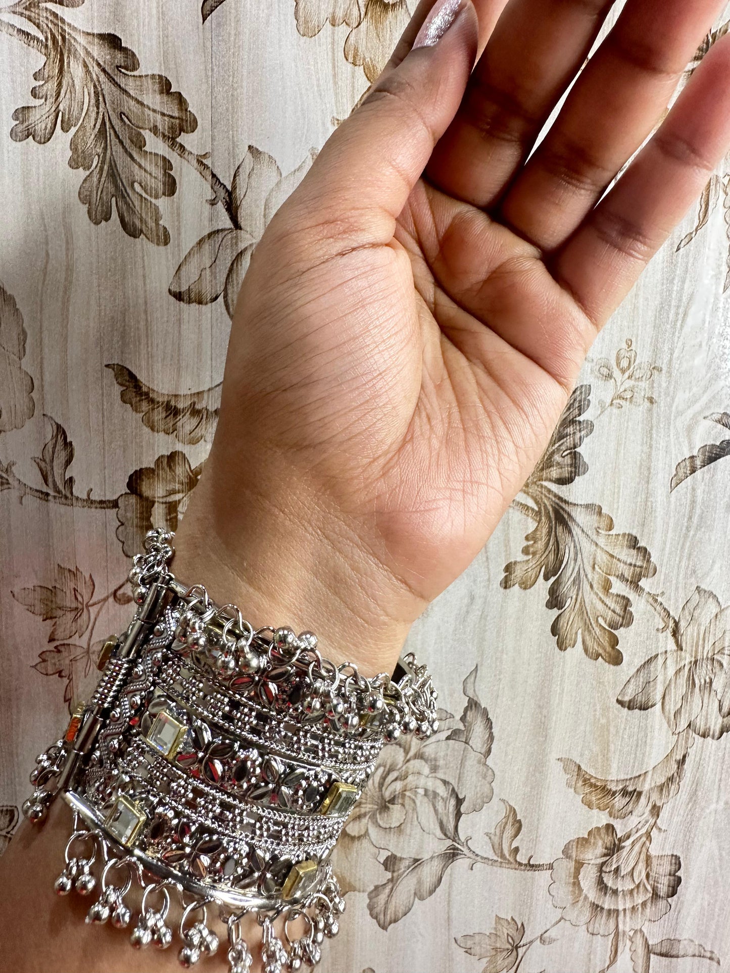 Royal Elegance Silver Charm Bracelet