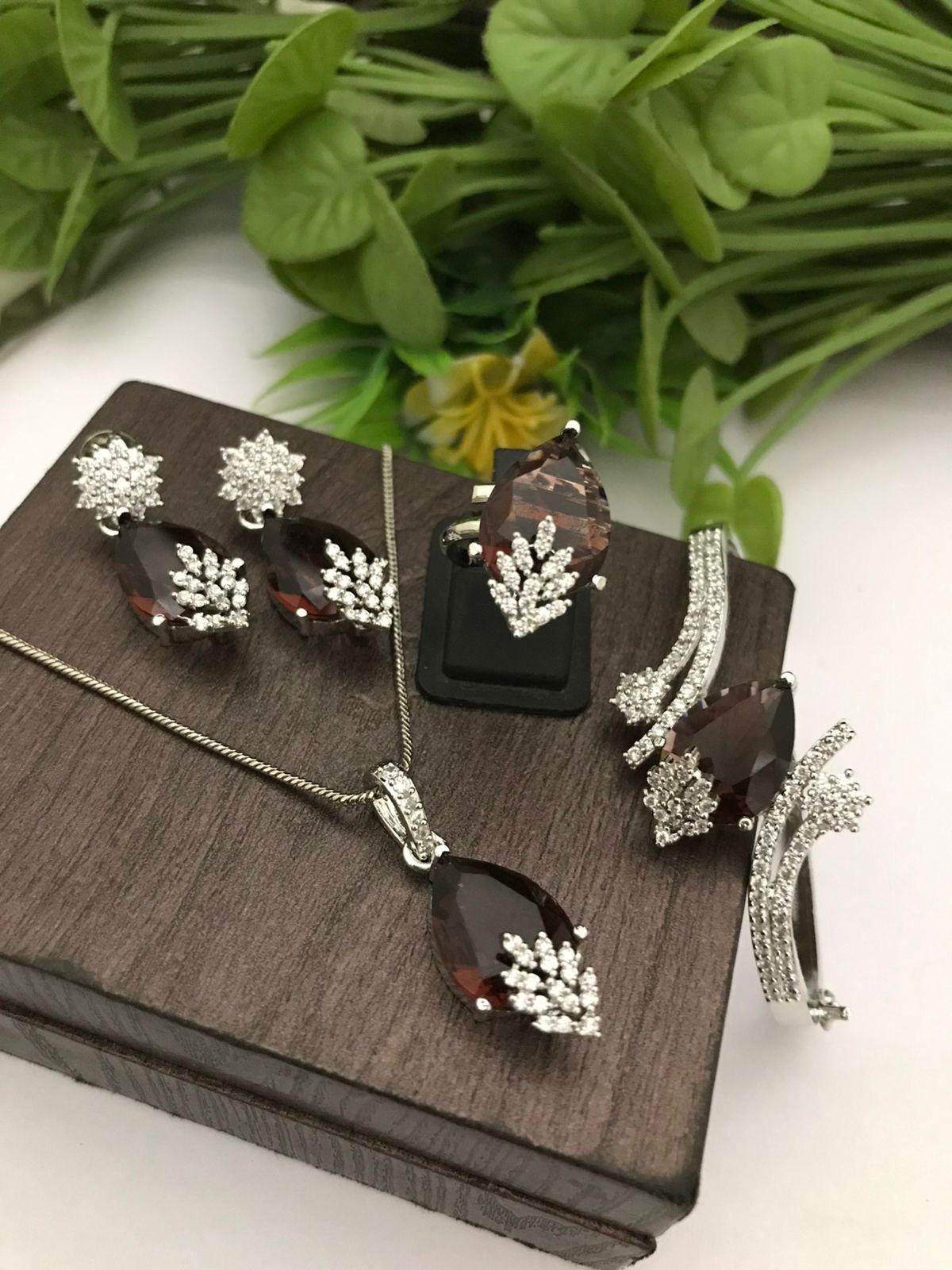 Amethyst Elegance Jewelry Set
