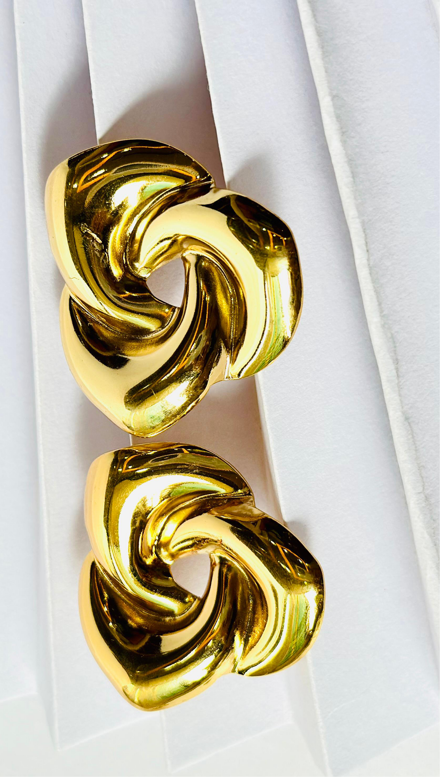 Golden Spiral Elegance Earrings