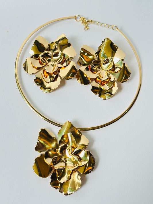 Floral Jewellery Set