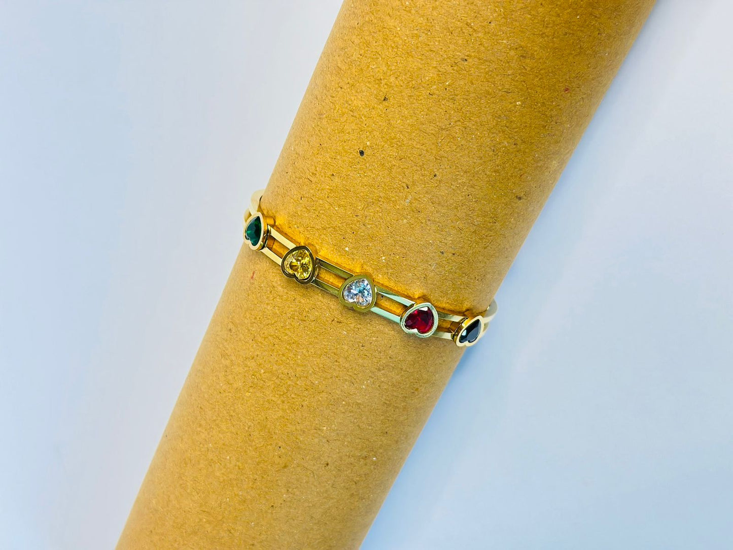 Radiant Hearts Gemstone Bracelet