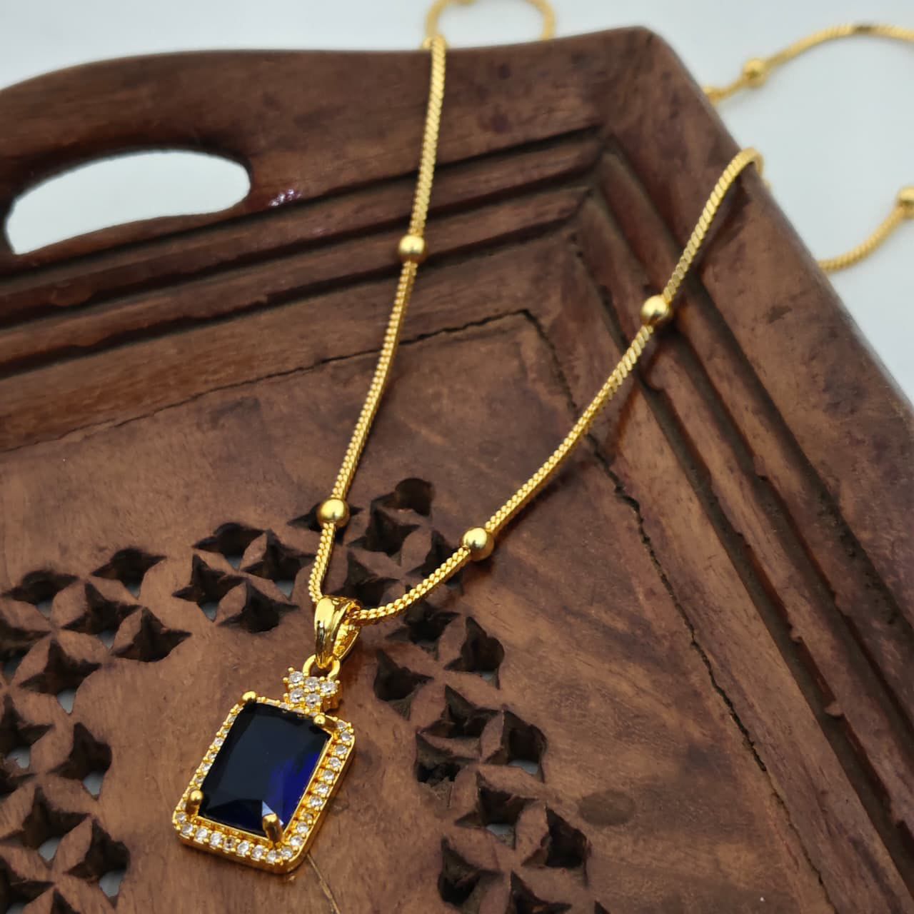 Royal Sapphire Elegance Pendant